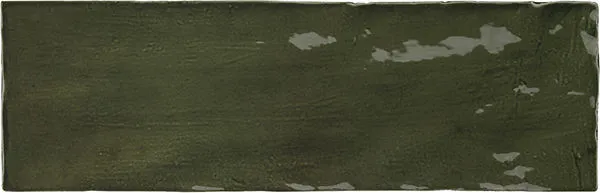 La Riviera Botanical Green Glossy 2-1/2" x 8" (LAR25847 ) Uniform Color Wall Tile