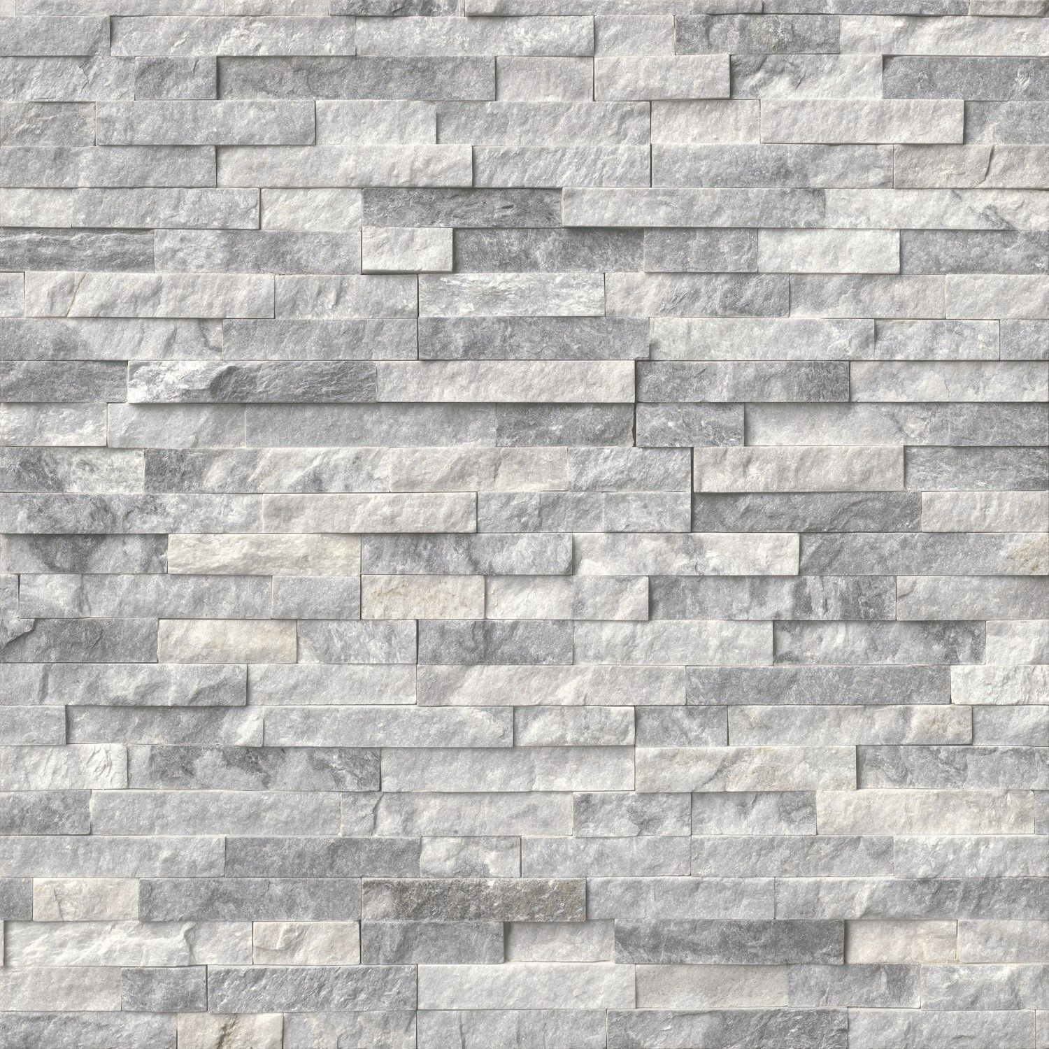 Alaska Gray-Light Splitface 6" x 24" (LPNLMALAGRY624 ) Stone Wall Tile | Floors & Baths Pro's