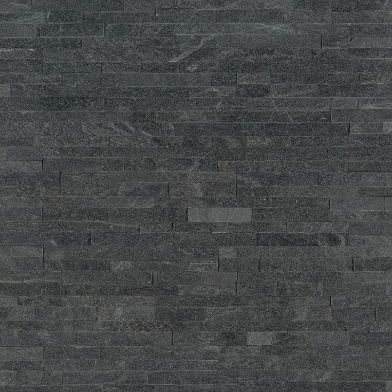 wall tiles Coal Canyon Black Splitface 6" x 24" (LPNLQCOACAN624 ) Stone Wall Tile | Floors & Baths Pro's