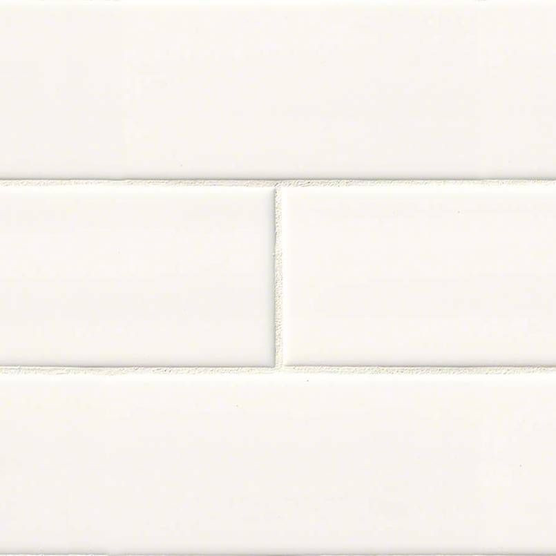 wall tiles White-Cool Glossy 4" x 12" (NWHIGLO4X12-N ) Uniform Color Wall Tile | Floors & Baths Pro's