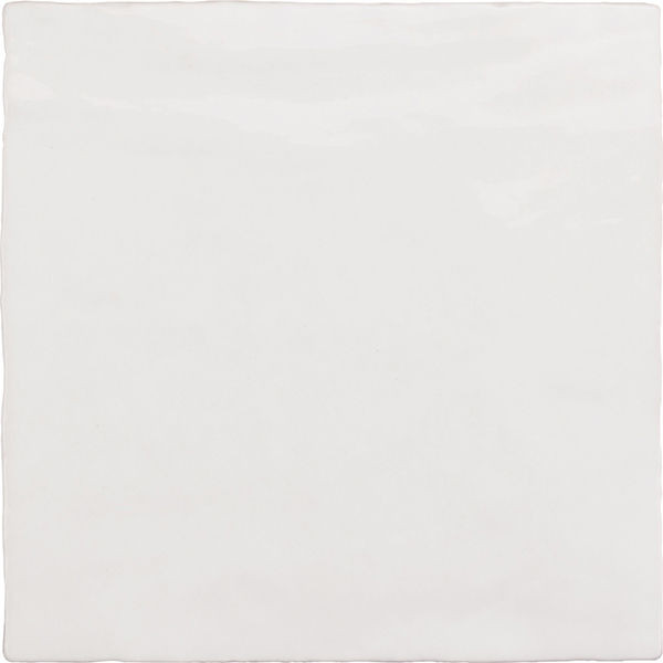 La Riviera Blanc Glossy 5" x 5" (LAR25851 ) Uniform Color Wall Tile | Floors & Baths Pro's