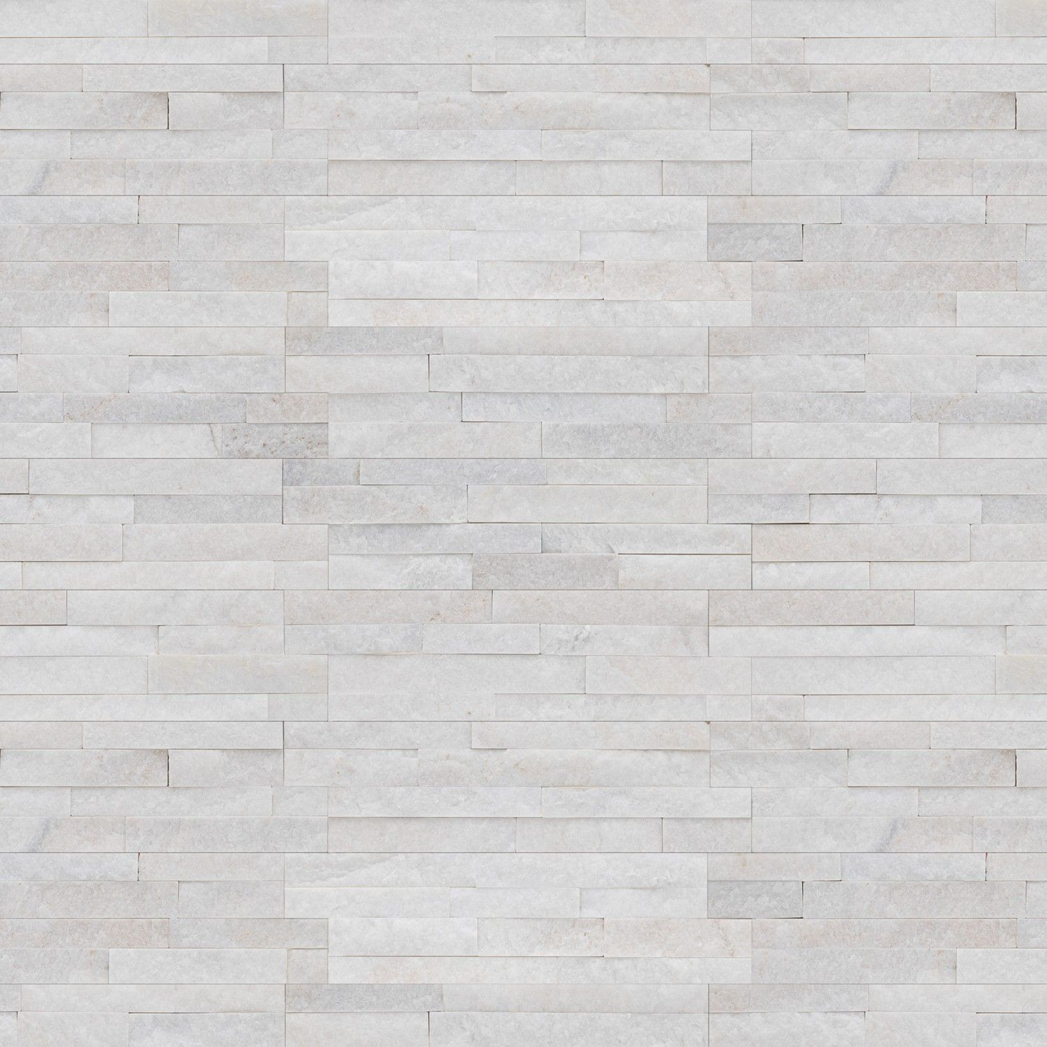 Arctic White-Cool Splitface 4-1/2" x 16" (LPNLQARCWHI4.516-MINI ) Stone Wall Tile | Floors & Baths Pro's