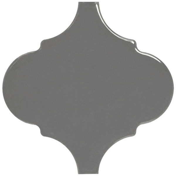 Scale Alhambra Dark Grey Polished 5" x 5" (AL21930 ) Uniform Color Wall Tile | Floors & Baths Pro's