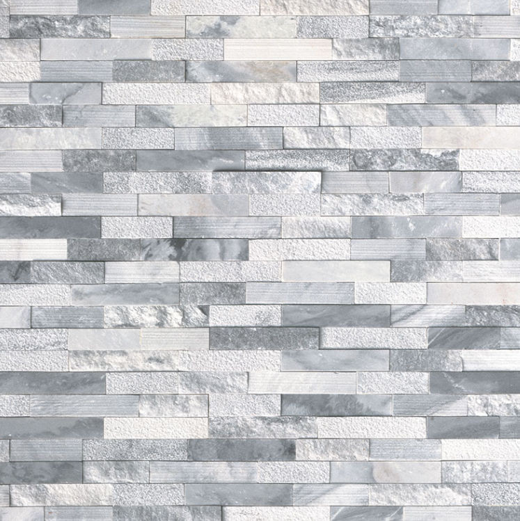 wall tiles RockMount Alaska Gray Multi Mixed 6" x 24" (LPNLMALAGRY624-MULTI ) Brick Wall Tile | Floors & Baths Pro's