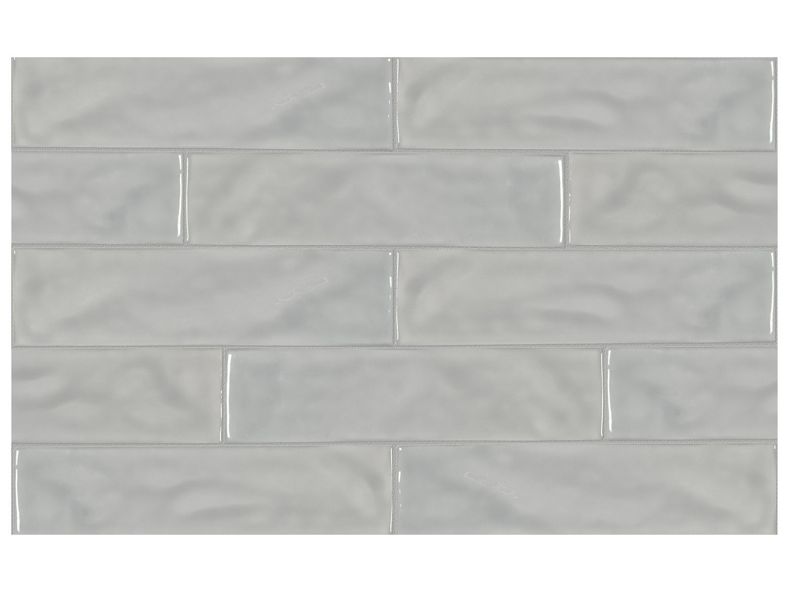 Anatolia Wall Tile Marlow Smoke Glossy 3" x 12" (4000-0080-1 ) Brick Wall Tile | Floors & Baths Pro's