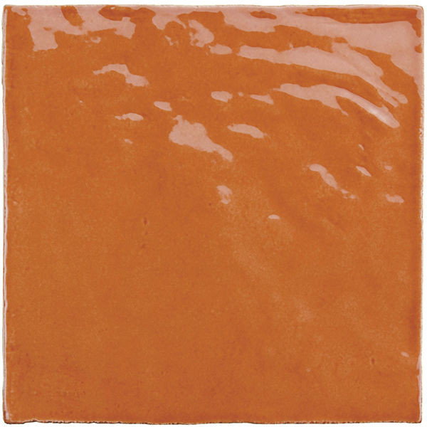 wall tiles La Riviera Ginger Glossy 5" x 5" (LAR25857 ) Uniform Color Wall Tile | Floors & Baths Pro's