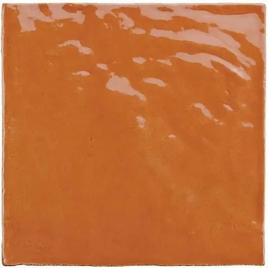 La Riviera Ginger Glossy 5" x 5" (LAR25857 ) Uniform Color Wall Tile