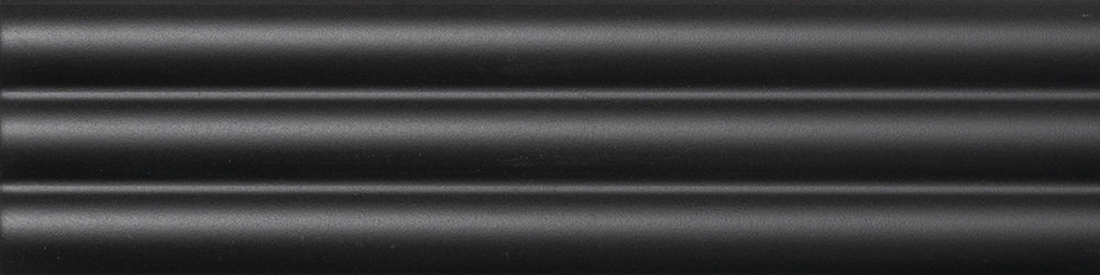 Marea Alta Nero Matte 3" x 12" (MAR111M ) 3D, Plain Wall Tile | Floors & Baths Pro's