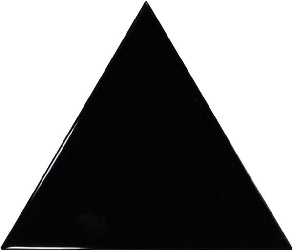 wall tiles Scale Triangolo Black Glossy 4-1/2" x 5" (TR23821 ) Subway Wall Tile | Floors & Baths Pro's