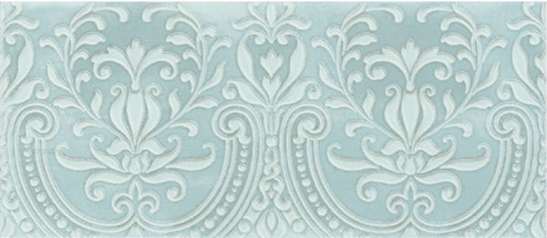 wall tiles Maiolica Aqua Glossy 4" x 10" (11.25 sqft/box) (MAIW628DECO ) Uniform Color Wall Tile | Floors & Baths Pro's