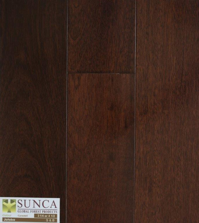 brazillian cherry jatoba Caramel 3-1/4", 4-1/2" Solid Sunca Exotic Hardwood Flooring | Floors & Baths Pro's