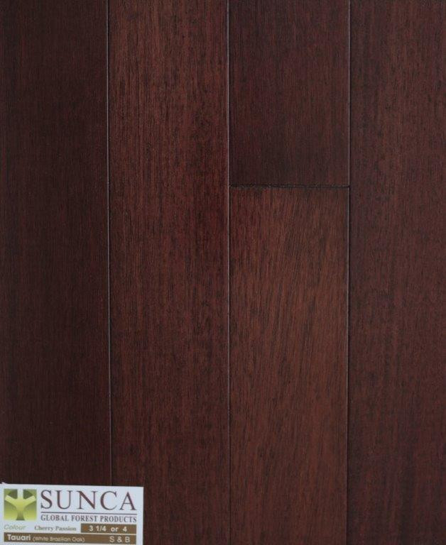 tauari hardwood flooring Cherry Passion (White Brazilian Oak) 3-1/4", 4" Solid Sunca Exotic Hardwood Flooring | Floors & Baths Pro's