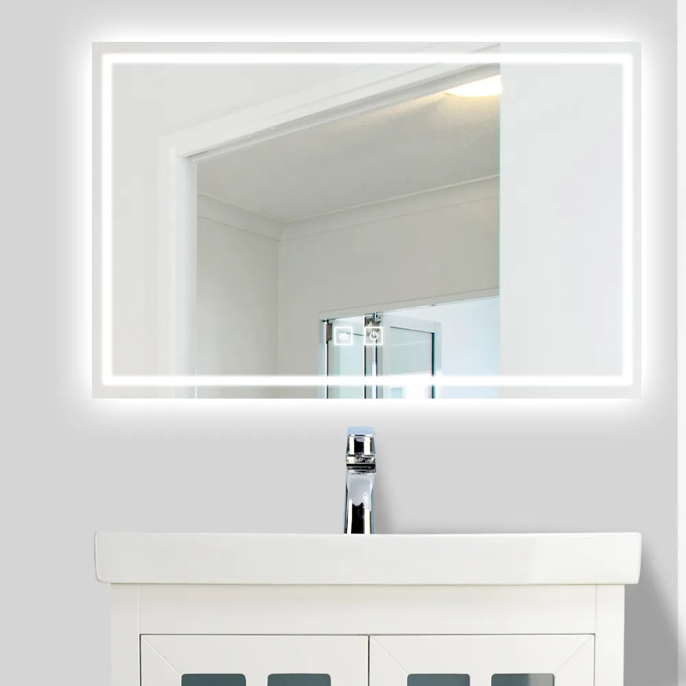 LED 30" Anti-fog Bathroom Wall Mirror with Bluetooth