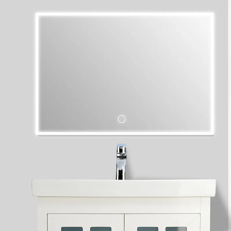 Outer LED Light Wall Mirror (Square)