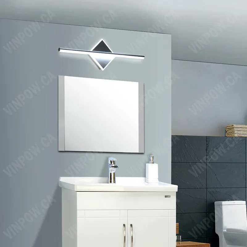 12W LED Vanity Light -Diamond Shape with Bar