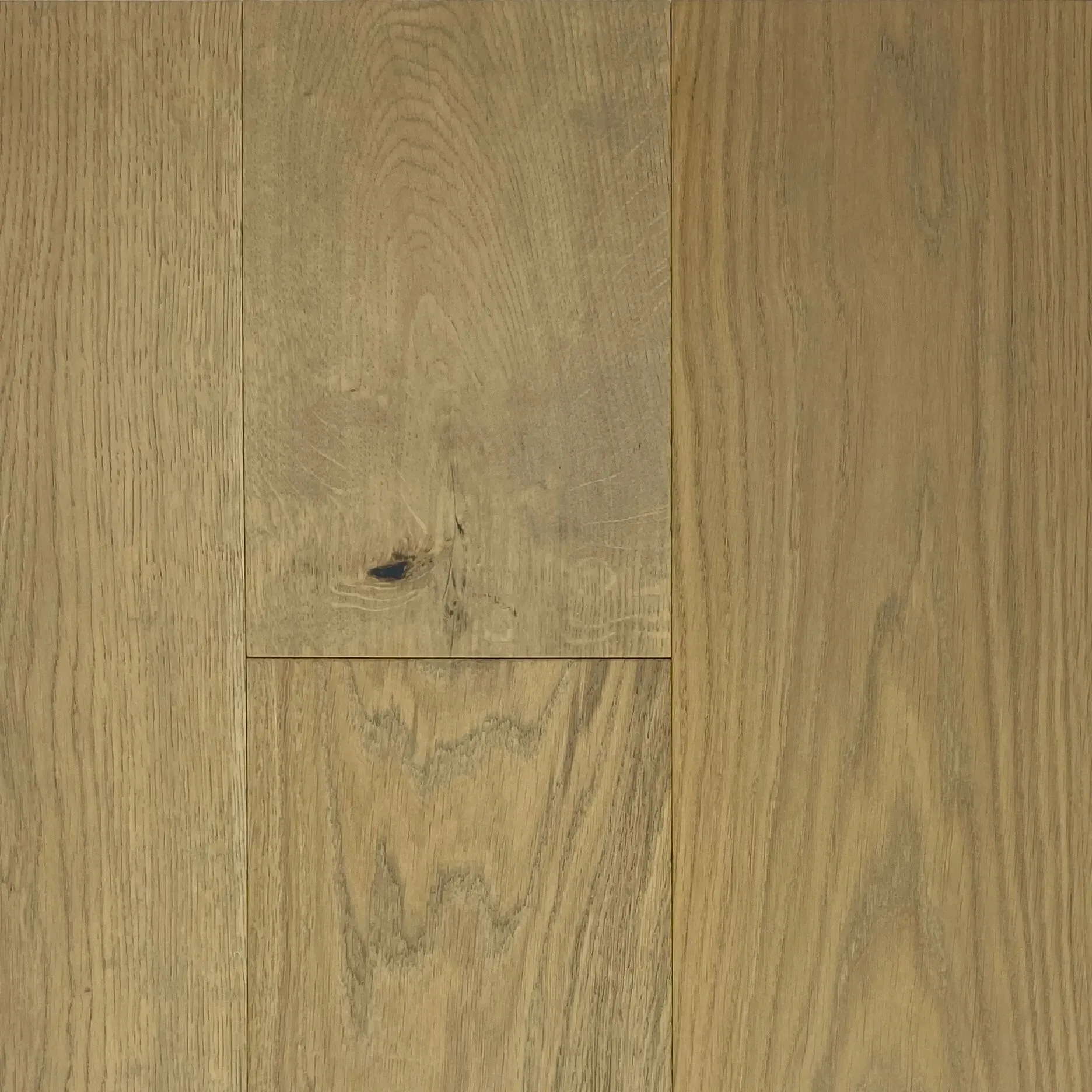 7 1/2" in. Charlotte Light Handscraped & Wire brushed European Oak Engineered Hardwood Flooring