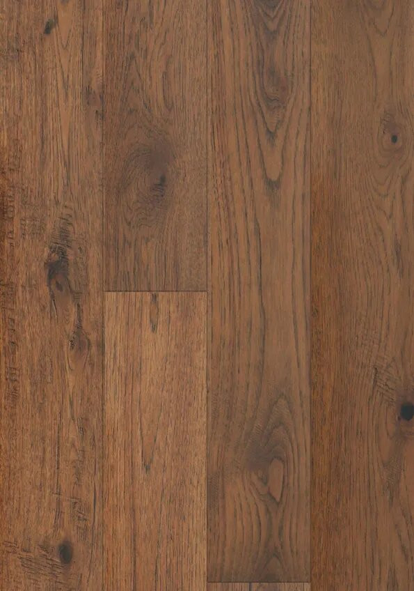 Crafted Timber Handscraped Hickory Engineered Hardwood Flooring | Floors & Baths Pro's