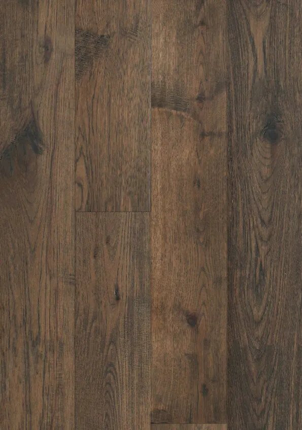 Smoked Tree Handscraped Hickory Engineered Hardwood Flooring | Floors & Baths Pro's