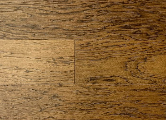 Bronze NAF 18mm Engineered Wirebrushed Hickory Hardwood | Floors & Baths Pro's