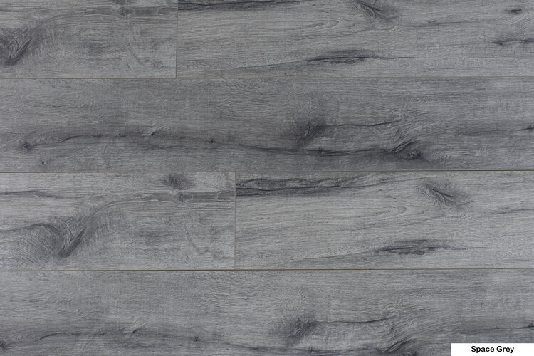 12mm Space Grey NAF Laminate Flooring | Floors & Baths Pro's