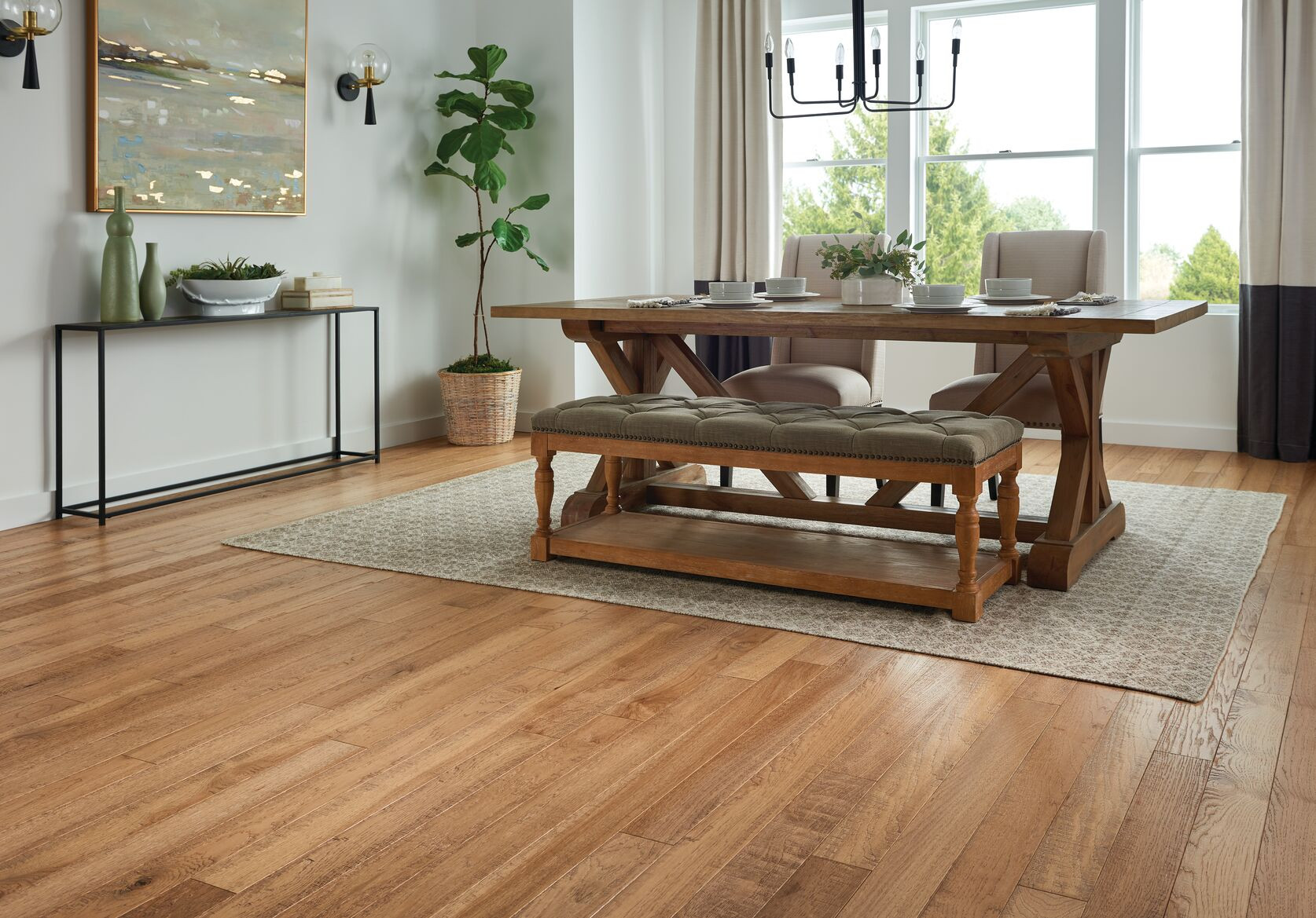 Bruce Hay Loft 4" Hickory Engineered Hardwood Flooring | Floors & Baths Pro's