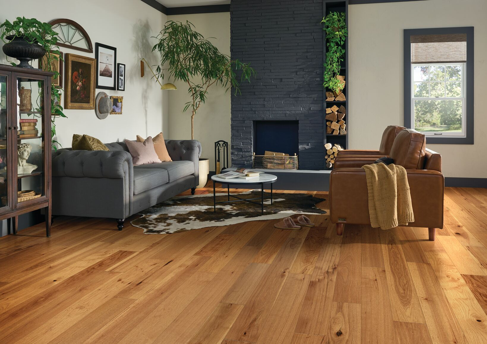 Bruce Whiskey Run 6" Hickory Engineered Hardwood Flooring | Floors & Baths Pro's