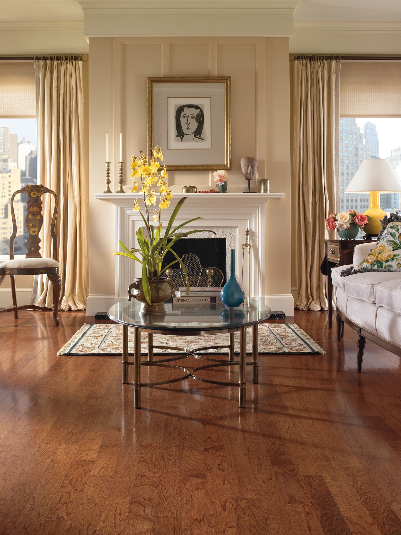 Bruce Wild Cherry/Brandywine 5" Hickory Engineered Hardwood Flooring | Floors & Baths Pro's