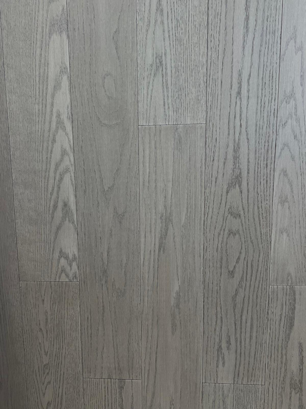 engineered hardwood clearance 6-1/2" x 3/4" American Oak Pebble Engineered Hardwood Floor | Floors & Baths Pro's